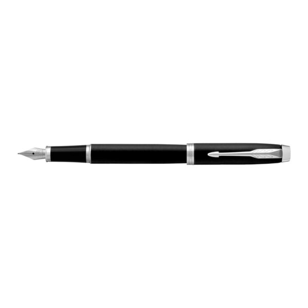 Parker Royal IM Essential Töltőtoll, Matt fekete, ezüst klipsz (2143637)
